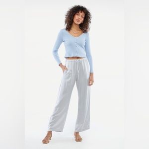 LACAUSA x Anthropologie Vela Pant Bowie in Gray